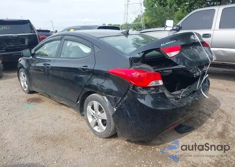 2013 Hyundai Elantra Gls z USA, uszkodzony, nr VIN 5NPDH4AE5DH336151
